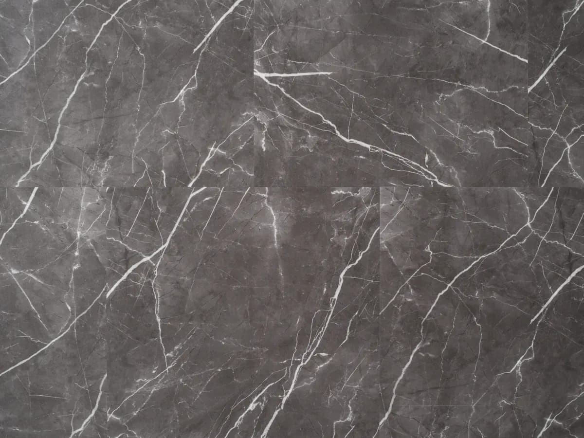 Haven T20 Reclaimed Nero charcoal marble look vinyl tile flooring